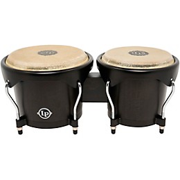 LP City II Series Bongos - 6 and 7 in. Black