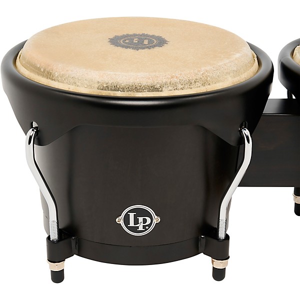 LP City II Series Bongos - 6 and 7 in. Black