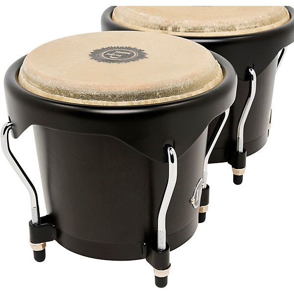 LP City II Series Bongos - 6 and 7 in. Black