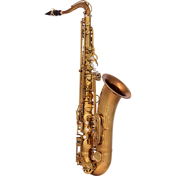 Selmer Paris Signature USA Limited Edition Tenor Sax Outfit Dark Gold Lacquer w Art Deco Engraving Dark Gold Lacquer Keys