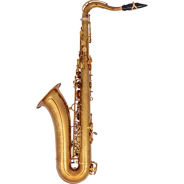 Selmer Paris Signature USA Limited Edition Tenor Sax Outfit Dark Gold Lacquer w Art Deco Engraving Dark Gold Lacquer Keys