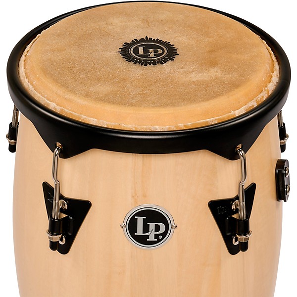 LP City II Series Conga Set With Stand - 10 and 11 in. Natural Gloss
