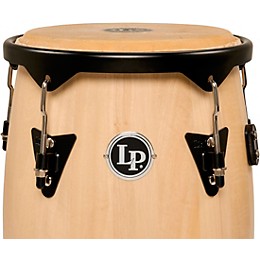 LP City II Series Conga Set With Stand - 10 and 11 in. Natural Gloss