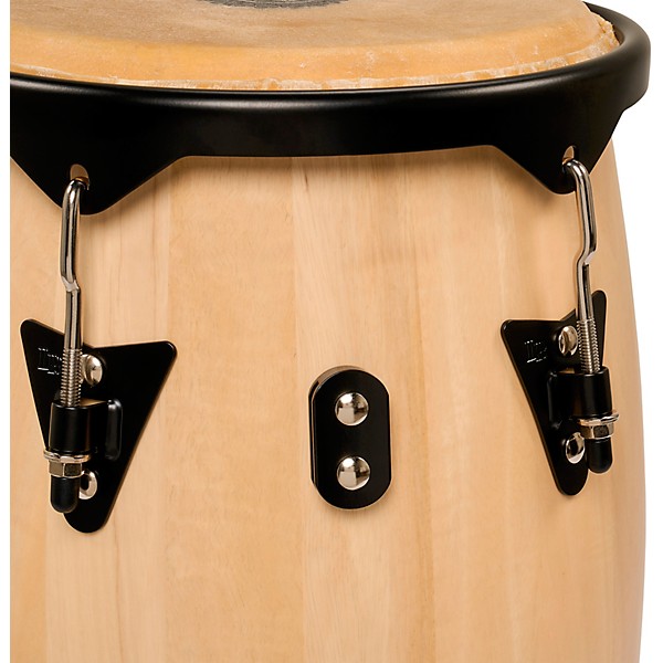LP City II Series Conga Set With Stand - 10 and 11 in. Natural Gloss
