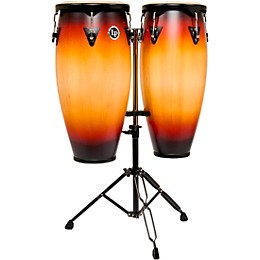 LP City II Series Conga Set With Stand - 10 and 11 in. Vintage Sunburst