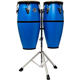 LP Discovery II Series Conga Set With Stand - 10 and 11 in. Race Car Blue
