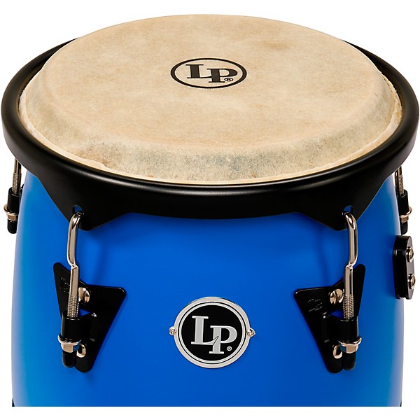 LP Discovery II Series Conga Set With Stand - 10 and 11 in. Race Car Blue