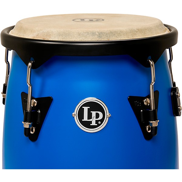 LP Discovery II Series Conga Set With Stand - 10 and 11 in. Race Car Blue