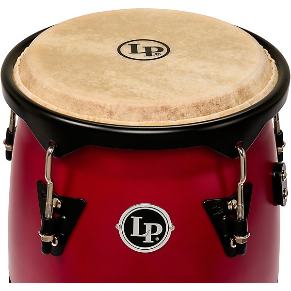 LP Discovery II Series Conga Set With Stand - 10 and 11 in. Red