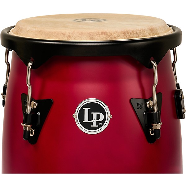 LP Discovery II Series Conga Set With Stand - 10 and 11 in. Red