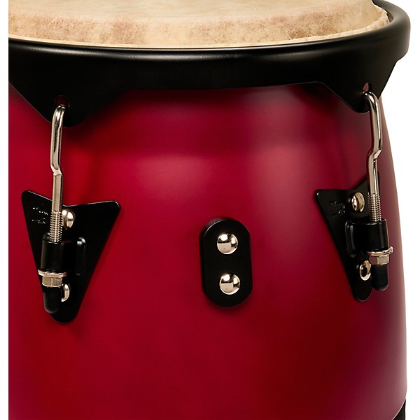 LP Discovery II Series Conga Set With Stand - 10 and 11 in. Red