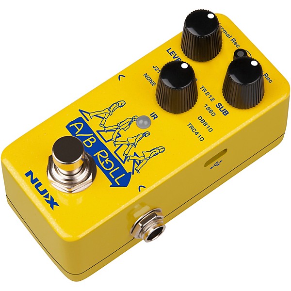NUX A/B Roll Octave and Loop Pedal - Yellow
