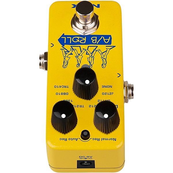 NUX A/B Roll Octave and Loop Pedal - Yellow