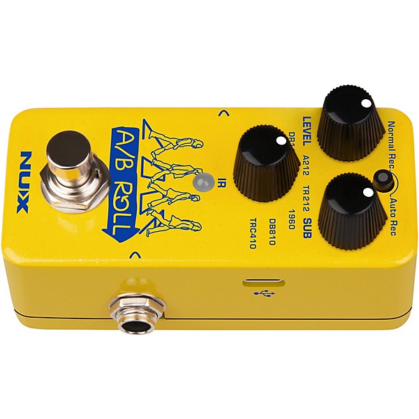 NUX A/B Roll Octave and Loop Pedal - Yellow