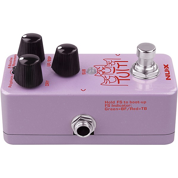 NUX Tutti Polyphonic Octave Pedal - Purple