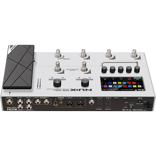 NUX MG-50Li Modeler and Profiler Multi-Effects Processor - White