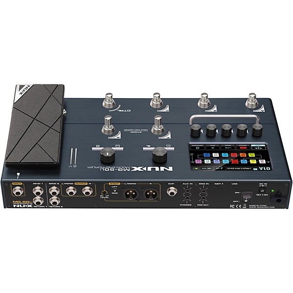 NUX MG-50Li Modeler and Profiler Multi-Effects Processor - Dark Blue