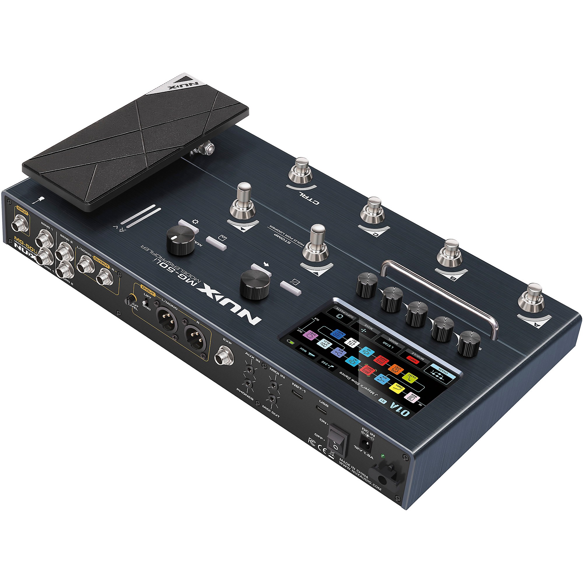 NUX MG-50Li Modeler and Profiler Multi-Effects Processor - Dark