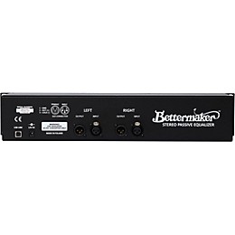 Bettermaker Valve Stereo Passive Equalizer