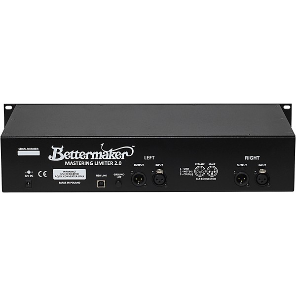 Bettermaker Mastering Limiter 2.0