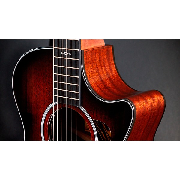 Taylor Next Generation 322ce Grand Concert Acoustic-Electric Guitar - Tobacco Shaded Edge Burst