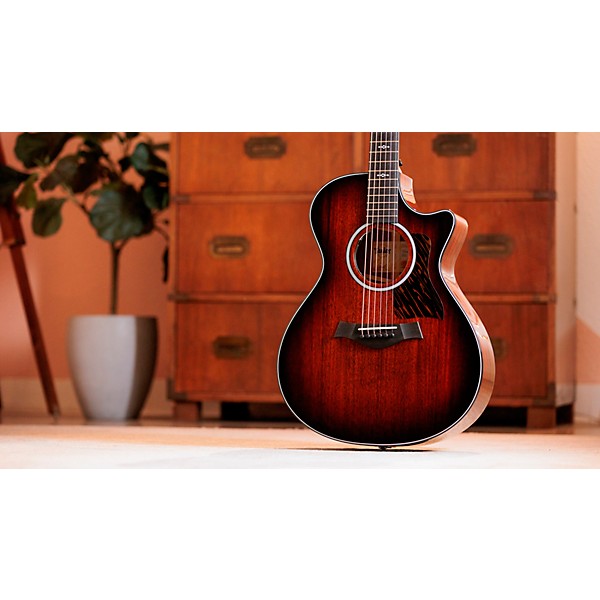 Taylor Next Generation 322ce Grand Concert Acoustic-Electric Guitar - Tobacco Shaded Edge Burst
