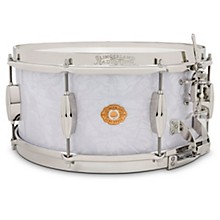 Slingerland Gene Krupa Solid Maple Radio King Snare Drum - 14 x 6.5 in. White Marine Pearl Finish Ply
