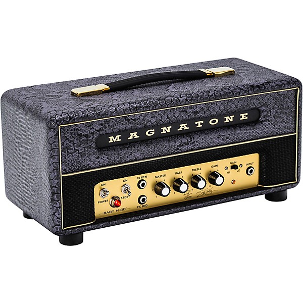 Magnatone Slash Signature Collection Baby M-80 12W Tube Guitar Amp Head - Purple Python
