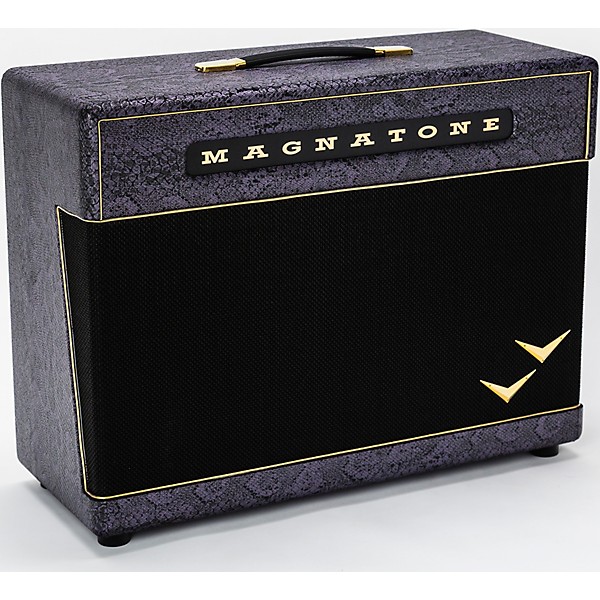 Magnatone Slash Signature Collection Super Fifty-Nine M-80 180W 2x12" Guitar Speaker Cabinet - Purple Python
