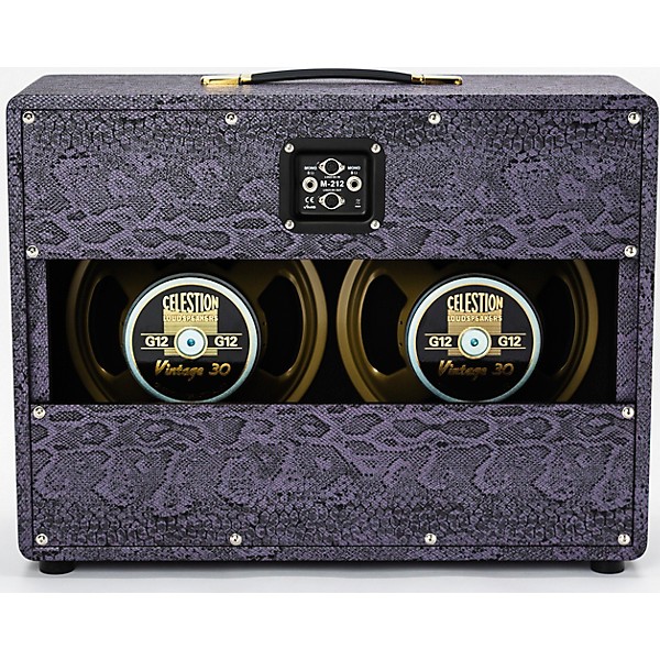 Magnatone Slash Signature Collection Super Fifty-Nine M-80 180W 2x12" Guitar Speaker Cabinet - Purple Python