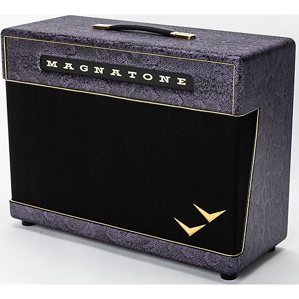 Magnatone Slash Signature Collection Super Fifty-Nine M-80 180W 2x12" Guitar Speaker Cabinet - Purple Python