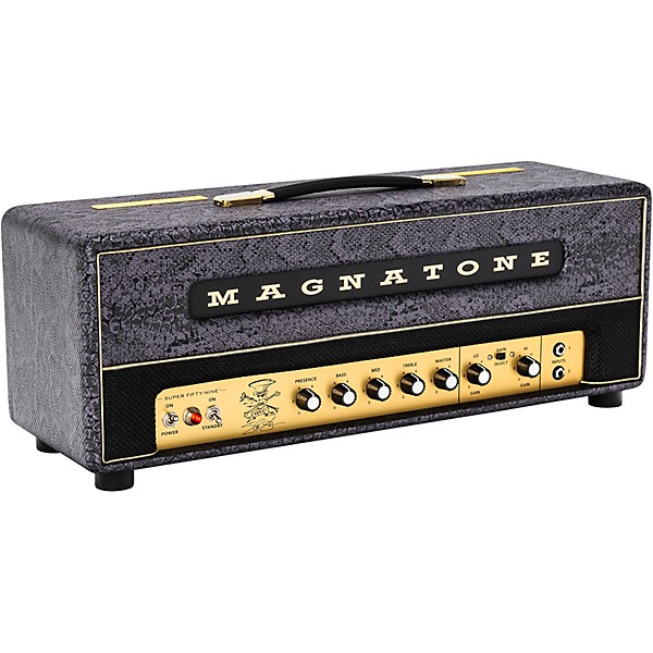Magnatone Slash Signature Collection Super Fifty-Nine M-80 45W Tube Guitar Amp Head - Purple Python