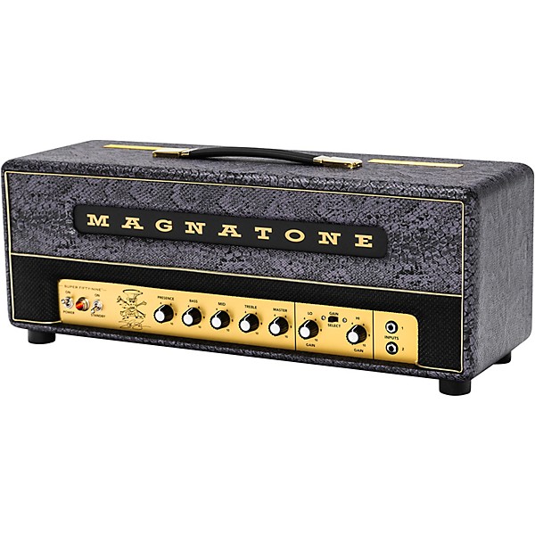 Magnatone Slash Signature Collection Super Fifty-Nine M-80 45W Tube Guitar Amp Head - Purple Python