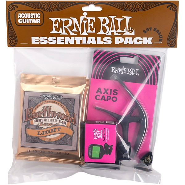 Ernie Ball Acoustic Guitar Essentials Pack