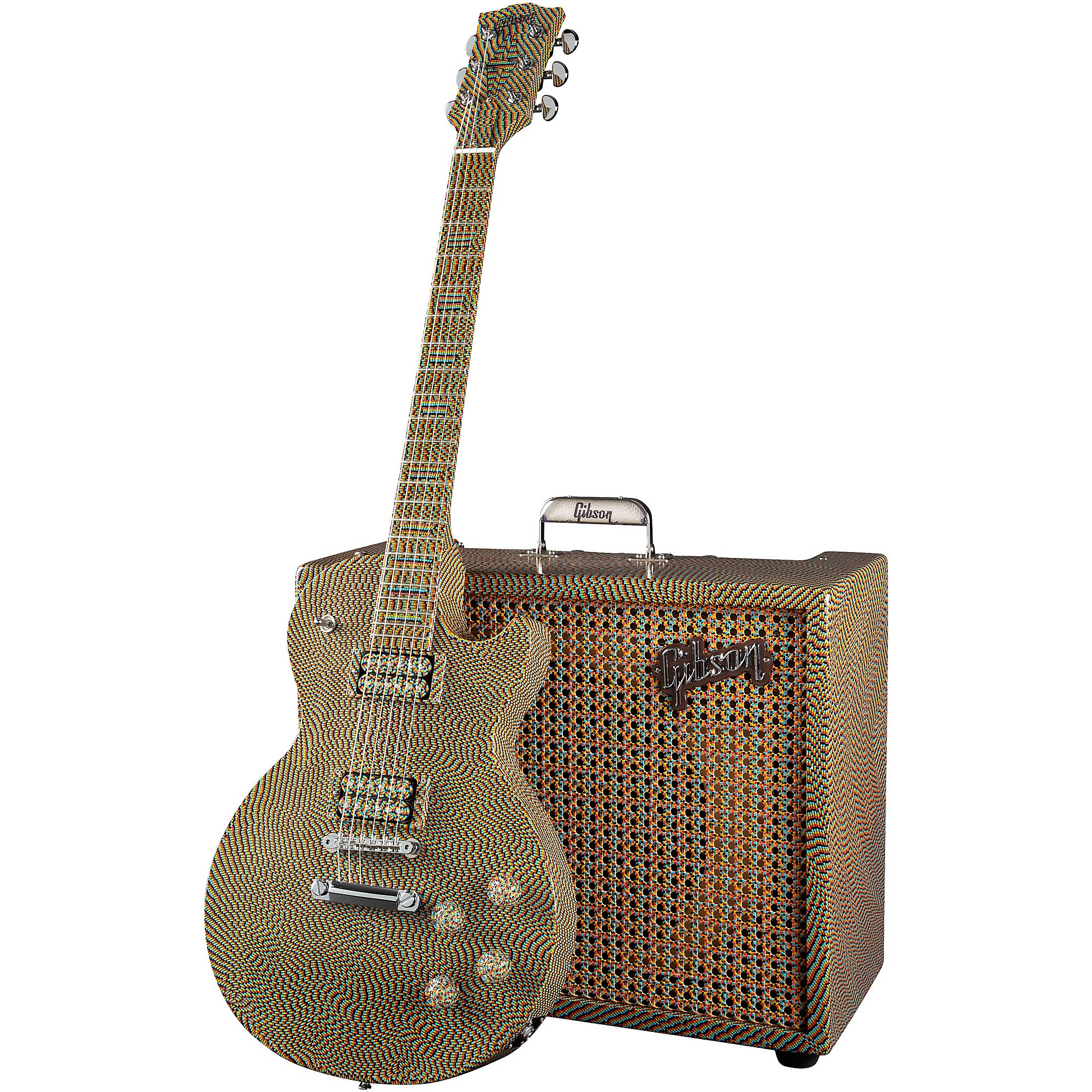 ギター L FALCON Platinum Gibson Custom Dizzy and the Falcon Les Paul Art Guitar