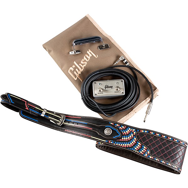 Gibson Custom Dizzy and the Falcon Les Paul Art Guitar and Falcon 20 Amplifier Set Multi-Colored