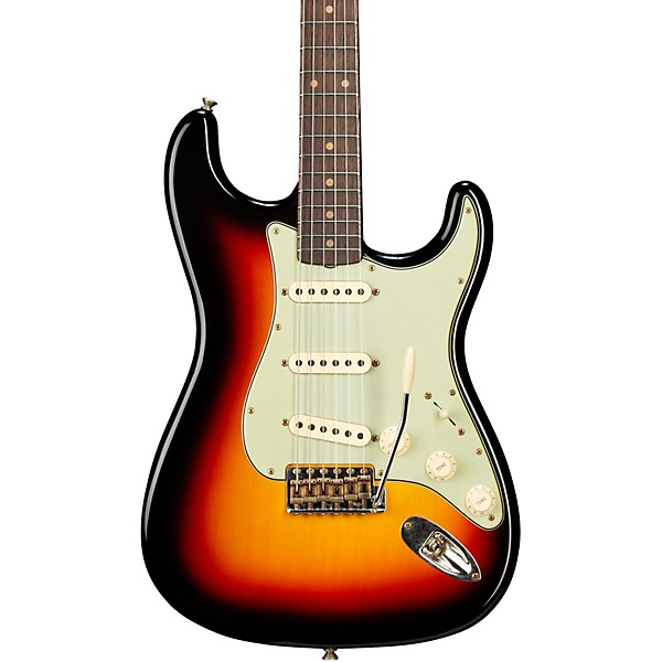 Fender Custom Shop 1960 Stratocaster Journeyman Relic Electric Guitar Bleached 3-Color Sunburst