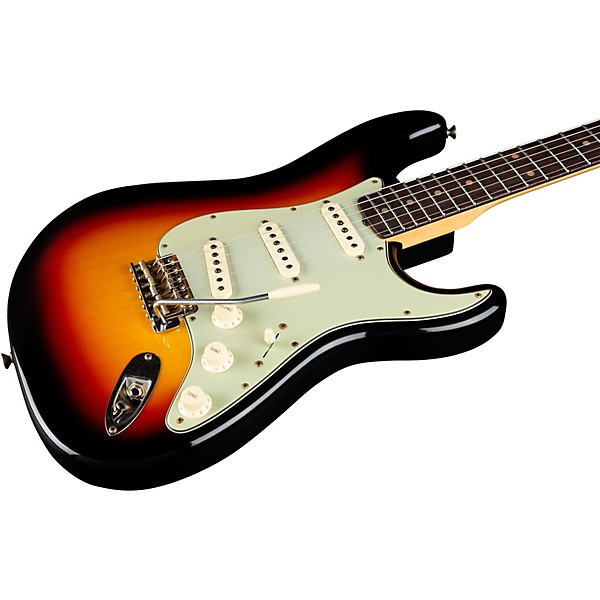 Fender Custom Shop 1960 Stratocaster Journeyman Relic Electric Guitar Bleached 3-Color Sunburst