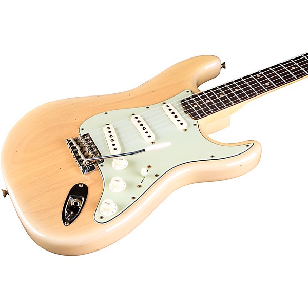 Fender Custom Shop 1960 Stratocaster Journeyman Relic Electric Guitar Aged Nocaster Blonde