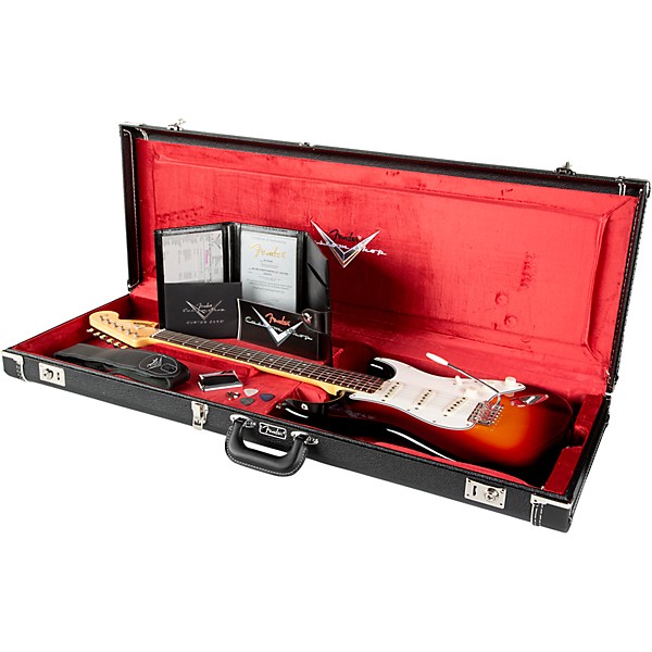 Fender Custom Shop 1966 Stratocaster DLX Closet Classic Electric Guitar Super Aged Target 3-Color Sunburst