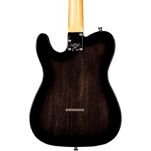 Fender Custom Shop Postmodern Telecaster DLX Closet Classic Electric Guitar Ebony Transparent