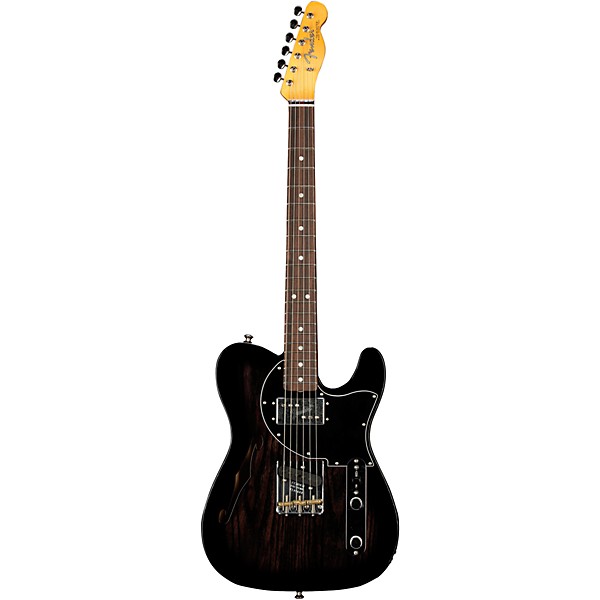 Fender Custom Shop Postmodern Telecaster DLX Closet Classic Electric Guitar Ebony Transparent