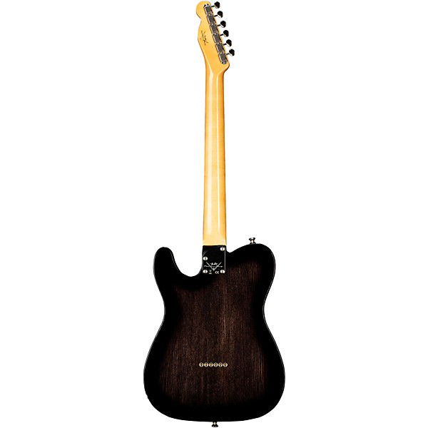 Fender Custom Shop Postmodern Telecaster DLX Closet Classic Electric Guitar Ebony Transparent