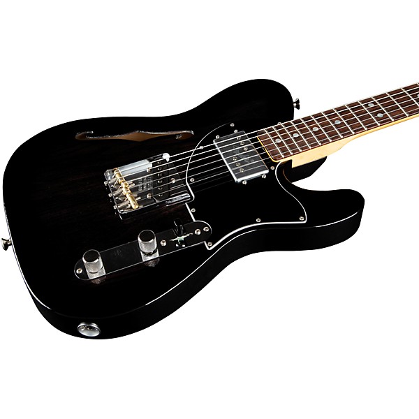 Fender Custom Shop Postmodern Telecaster DLX Closet Classic Electric Guitar Ebony Transparent