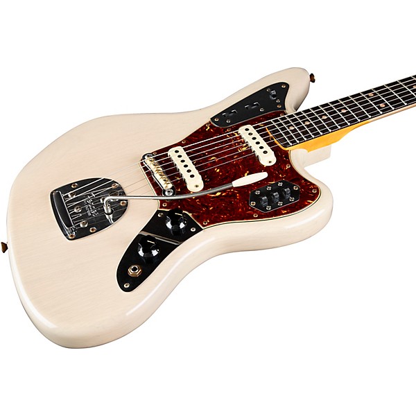 Fender Custom Shop 1963 Jaguar Journeyman Relic Electric Guitar Faded Vintage Blonde