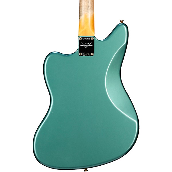Fender Custom Shop 1963 Jaguar Journeyman Relic Electric Guitar Super Faded Sherwood Green Metallic