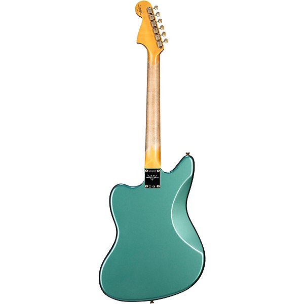 Fender Custom Shop 1963 Jaguar Journeyman Relic Electric Guitar Super Faded Sherwood Green Metallic