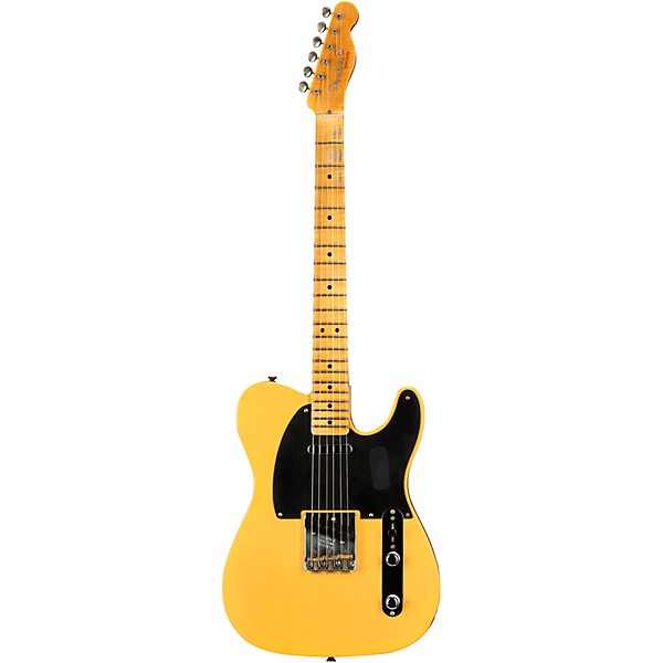 Fender Custom Shop 1951 Telecaster Journeyman Relic Electric Guitar Aged Nocaster Blonde
