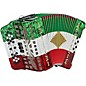 SofiaMari 34-Button Diatonic Accordion - Mexican Flag, FBE