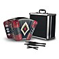 Sofiamari 34-Button Diatonic Accordion - Red & Black Tri-Color, GCF thumbnail